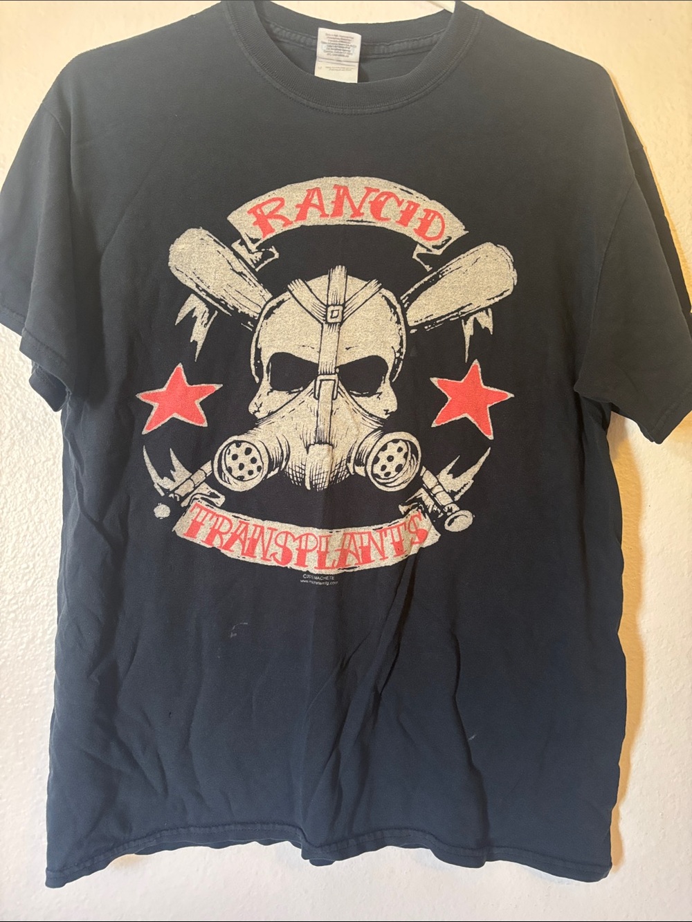 Black Rancid Transplants Graphic Tee - Men Size M